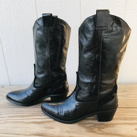 Black Heeled Boots - Picture 2 of 16
